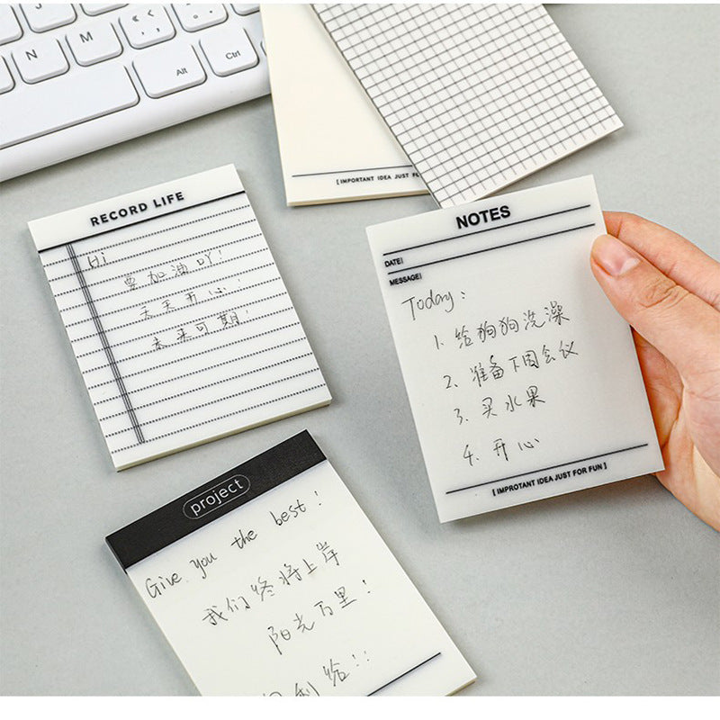 Wholesale Transparent PED Sticky Notes